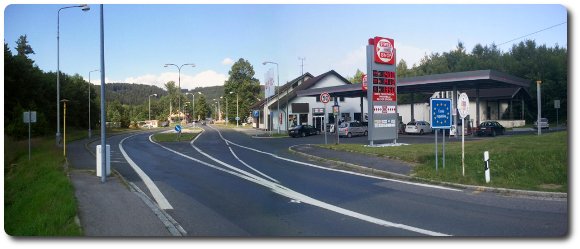 Grenzübergang nach Tschechien (Höll / Liskova) 