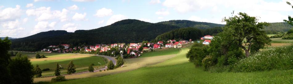 Blick vom Böhmerkreuz